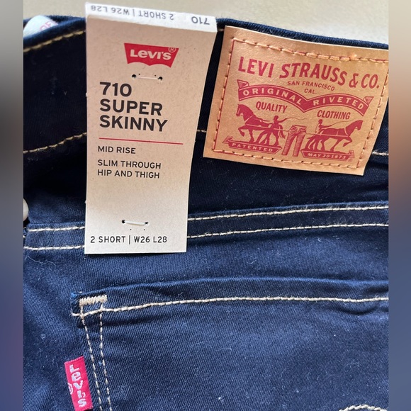 Levi’s 710 & 720 Super Skinny Jeans Bundle (3 pairs) - Picture 5 of 8